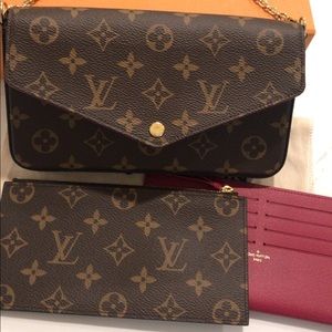 Authentic Louis Vuitton Felicie Pochette